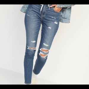 High waisted super skinny long